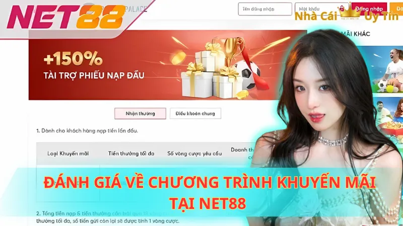 Đánh giá về chương trình khuyến mãi tại Net88
